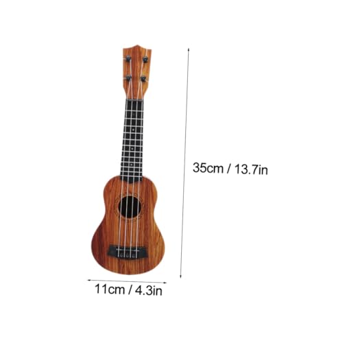 SUPVOX Ukulele Holzoptik Simulation Musikinstrument Anfängerfreundlich Sicherer Lernspaß Tragbar Pädagogisches für Kleinkinder Jungen Mädchen SUPVOX Ukulele Holzoptik Simulation Musikinstrument Anfängerfreundlich Sicherer Lernspaß Tragbar Pädagogisches für Kleinkinder Jungen Mädchen von Supvox