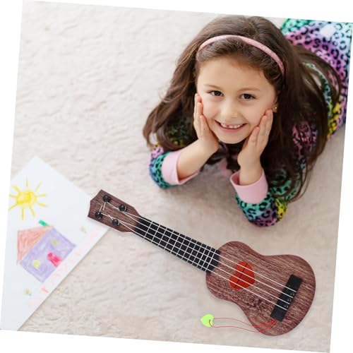 SUPVOX Ukulele aus Holz für Anfänger Kindgerechtes Musikinstrument und Lernspielzeug Sicher Poliert ohne Scharfe Kanten für Kleinkinder und Vorschulkinder zum Üben SUPVOX Ukulele aus Holz für Anfänger Kindgerechtes Musikinstrument und Lernspielzeug Sicher Poliert ohne Scharfe Kanten für Kleinkinder und Vorschulkinder zum Üben von Supvox