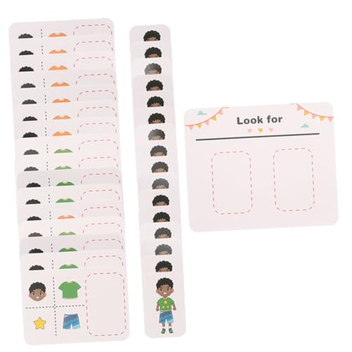 SUPVOX Umkehrlogik Lernspiel für Montessori Matching Karten Pädagogisches Denkspiel zur Kognitiver Fähigkeiten Kreatives Problemlösen Spielerisches Training für Vorschulkinder SUPVOX Umkehrlogik Lernspiel für Montessori Matching Karten Pädagogisches Denkspiel zur Kognitiver Fähigkeiten Kreatives Problemlösen Spielerisches Training für Vorschulkinder von Supvox