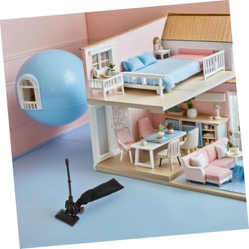 SUPVOX Vintage Staubsauger Modell aus und Retro Bag Design Puppenhaus Zubehör Robustes für Sammler und Kinderfreundliches Reinigungsspielzeug SUPVOX Vintage Staubsauger Modell aus und Retro Bag Design Puppenhaus Zubehör Robustes für Sammler und Kinderfreundliches Reinigungsspielzeug von Supvox