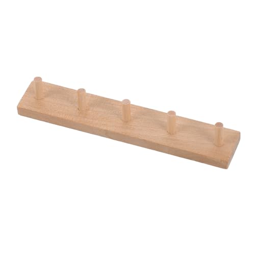 SUPVOX Kleiner Haus Dekoration Holz Haken Modell für Puppenhaus Authentische Miniatur Wandhaken Einfach zu Montieren Langlebig Detailgetreu für Miniatur Haus Zubehör von Supvox