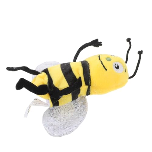 SUPVOX Weiche Bienen handpuppe aus Plüsch Beruhigendes Kuscheltier Farbenfrohes Tierdesign Pädagogisches Puppenspielzeug für Kleinkinder im Klassenzimmer und Puppentheater SUPVOX Weiche Bienen handpuppe aus Plüsch Beruhigendes Kuscheltier Farbenfrohes Tierdesign Pädagogisches Puppenspielzeug für Kleinkinder im Klassenzimmer und Puppentheater von Supvox