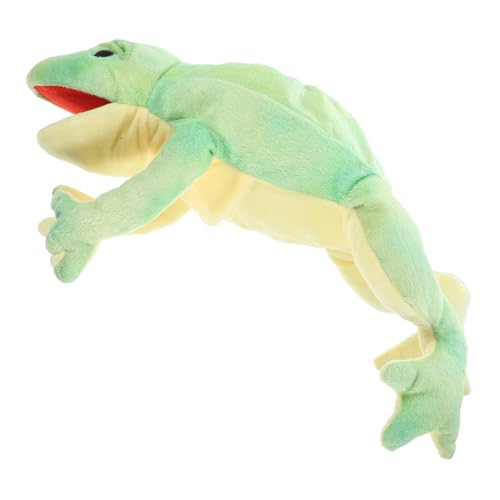 SUPVOX Weiche Frosch Handpuppe aus Sicherem Material Pädagogisches für Kleinkinder Fördert Kreativität und Hand Auge Koordination für Interaktive Tier Handpuppe von Supvox