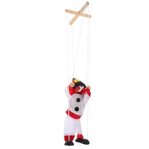 SUPVOX Weihnachtlicher Schneemann Marionette Stoffpuppe zum Ziehen Interaktives Weichem Material Kreatives Party Fun Puppenspiel für Festliche Dekoration und Kindliche Fantasie SUPVOX Weihnachtlicher Schneemann Marionette Stoffpuppe zum Ziehen Interaktives Weichem Material Kreatives Party Fun Puppenspiel für Festliche Dekoration und Kindliche Fantasie von Supvox