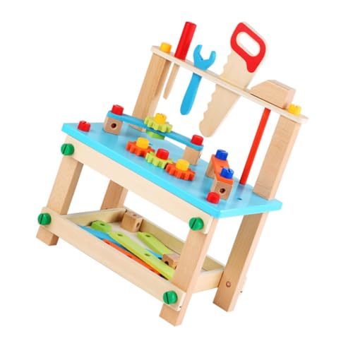 SUPVOX Werkzeugstuhl Zerlegbar Fördert Kreativität und Vorstellungskraft Pädagogisch Vielseitiges DIY Lernspielzeug für Jungen und Mädchen von Supvox