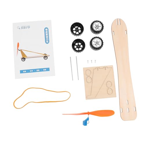 SUPVOX Windbetriebener Holzspielzeug Auto Bausatz DIY Wissenschaft Experiment für Kreativität und Motorischen Fähigkeiten SUPVOX Windbetriebener Holzspielzeug Auto Bausatz DIY Wissenschaft Experiment für Kreativität und Motorischen Fähigkeiten von Supvox