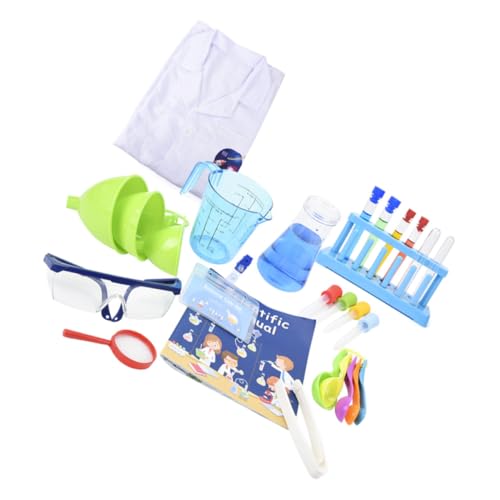 SUPVOX Wissenschaft Experimentierkasten Set Langlebiges Labor für Experimente Fördert Praktische Fähigkeiten und Wissen Wiederverwendbar für Schule Party Rollenspiel als Zufällige Farbe von Supvox