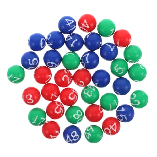 Supvox 1 Beutel Bunte Lotteriekugeln Bingo -Spiel Nummerierte Gewinnspielkugeln Ersatzplastikkugeln Für Karnevalsspiele Bingo -Accessoires Für Preiszeichnungen Supvox 1 Beutel Bunte Lotteriekugeln Bingo -Spiel Nummerierte Gewinnspielkugeln Ersatzplastikkugeln Für Karnevalsspiele Bingo -Accessoires Für Preiszeichnungen von Supvox