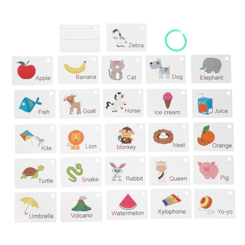 Supvox 1 Englischkarten für die Früherziehung Kleinkind-Flash-Karte Früherziehungskarten Kinderspielzeug aus Papier lustiges Kinderspielzeug Lernkarten für Kleinkinder Abs Supvox 1 Englischkarten für die Früherziehung Kleinkind-Flash-Karte Früherziehungskarten Kinderspielzeug aus Papier lustiges Kinderspielzeug Lernkarten für Kleinkinder Abs von Supvox