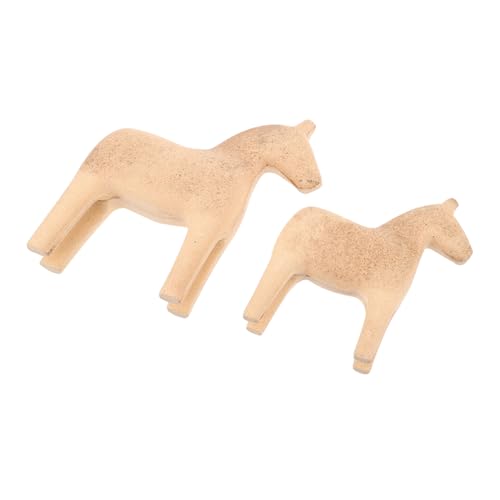 Supvox 1 Paar Dala Trojanisches Ornament Sofa -Figuren Pferdeschmuck Pferdedeko Für Zuhause Pferdestatue Dekorative Skulpturenverzierung Wohnzimmerdekor Khaki Holz Supvox 1 Paar Dala Trojanisches Ornament Sofa -Figuren Pferdeschmuck Pferdedeko Für Zuhause Pferdestatue Dekorative Skulpturenverzierung Wohnzimmerdekor Khaki Holz von Supvox