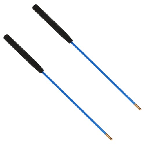 Supvox 1 Paar Diabolo Stäbe mit Rutschfestem Griff Lange Fiberglas Jonglierstäbe für Erwachsene für Outdoor Fitness und Geschicklichkeitstraining Solide und Praktische Handsticks mit von Supvox