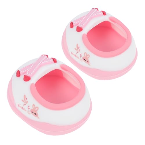 Supvox 1 Paar Doll Flat Shoes Mini Schuhe für Puppen Süße und Stylische Zubehörteile für Kreatives Spiel und Rollenspiele für Puppen Stand und Tragbarkeit Perfektes Accessoire für von Supvox