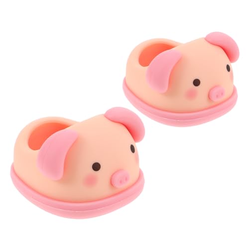 Supvox 1 Paar Lustige Schweinchen Schuhe aus Kunststoff Einfache Ankleide Zubehör für Kreative Rollenspiele und Puppenaccessoires Supvox 1 Paar Lustige Schweinchen Schuhe aus Kunststoff Einfache Ankleide Zubehör für Kreative Rollenspiele und Puppenaccessoires von Supvox