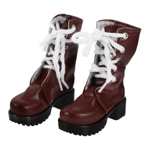 Supvox 1 Paar Puppe Stiefel Schuhe Dekorative Puppenschuhe Miniatur-Schuhverzierungen Puppe dekorative Schuhe Mini-Schuhverzierung Puppe verkleiden Sich Schuhe von Supvox