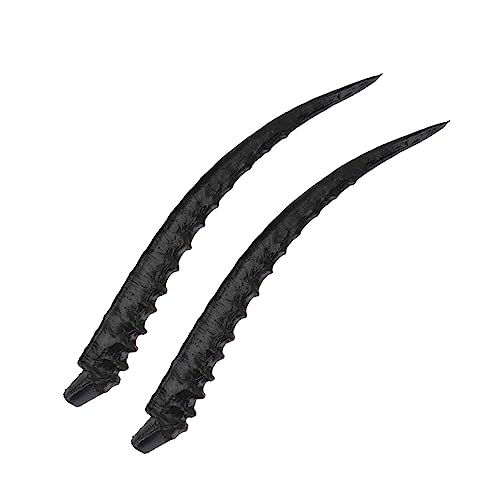 Supvox 1 Paar Teufelshörner Haarreif Realistische Horn Diy Kopfbedeckung für Karneval Halloween und Kostümpartys Schwarz für Cosplay und Kreative Bastelprojekte Supvox 1 Paar Teufelshörner Haarreif Realistische Horn Diy Kopfbedeckung für Karneval Halloween und Kostümpartys Schwarz für Cosplay und Kreative Bastelprojekte von Supvox