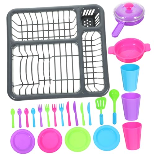 Supvox 1 Satz 15 Stück Küchenset Aus Kunststoff Party Lernspielzeug Für Küchenspielzeug Für Pädagogisches Fantasievolles Plastik von Supvox