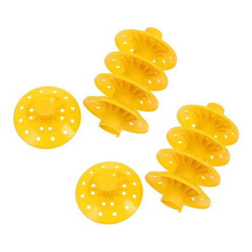 Supvox 1 Satz 2 Stück Süßigkeiten-Ausstellungsstand Anzeige Lutscher am Stielhalter für Lollipop-Ständer steht Süßigkeitenständer für Party Kuchen -Pop -Halter pp-Material Gelb von Supvox