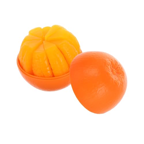 Supvox 1 Satz 3D -puzzlespielzeug Fruchtwürfel Süße Puzzlewürfel Würfelpuzzle Für Obst-Puzzle- Orange Kunststoff Kunststoff von Supvox