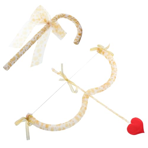 Supvox 1 Satz Amor- - Und Bogen-Set Gefälscht Stütze Mini-Amor-kostüm-Requisite Herz Kostüm Cosplay Bogen des Amors Amor-Accessoires Für Frauen Amor-kostümzubehör Amor Stoff Supvox 1 Satz Amor- - Und Bogen-Set Gefälscht Stütze Mini-Amor-kostüm-Requisite Herz Kostüm Cosplay Bogen des Amors Amor-Accessoires Für Frauen Amor-kostümzubehör Amor Stoff von Supvox