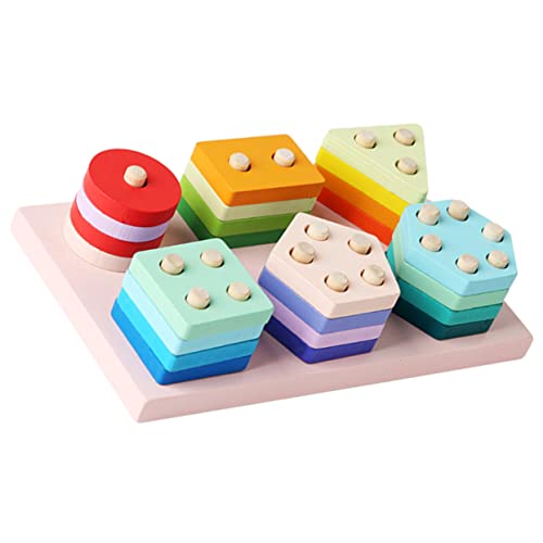 Supvox 1 Satz Bausteine mit geometrischer Form Kleinkinder Matching Toys Holzrätsel Supvox 1 Satz Bausteine mit geometrischer Form Kleinkinder Matching Toys Holzrätsel von Supvox