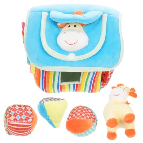 Supvox 1 Satz Bausteinspielzeug aus weichem Stoff Feinmotorikspielzeug für Kleinkinder Vorschullernspielzeug Form Farbe lernspielzeug sensorisches Babyspielzeug Säuglingsspielzeug Plüsch von Supvox