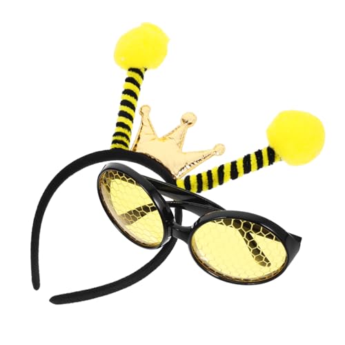 Supvox 1 Satz Bienen-Gastgeschenke Party Stirnbänder lustig Gläser Biene Haarband Bienenkostüm Requisite Bienenbrille für Kleinkinder Biene Kostümzubehör Abs Yellow Supvox 1 Satz Bienen-Gastgeschenke Party Stirnbänder lustig Gläser Biene Haarband Bienenkostüm Requisite Bienenbrille für Kleinkinder Biene Kostümzubehör Abs Yellow von Supvox