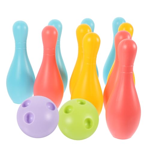 Supvox 1 Satz Bowlingkugel Bowling- interessantes Bowlingspielspielzeug Outdoor-Bowling Plastik Supvox 1 Satz Bowlingkugel Bowling- interessantes Bowlingspielspielzeug Outdoor-Bowling Plastik von Supvox