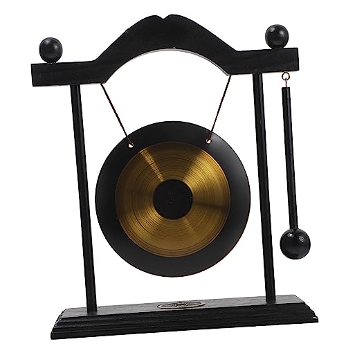 Supvox 1 Satz Brass Gong Tischgong Vintage Deko Ornament mit Stabilem Holzständer Kreativem Design für Büro und Einweihung Asiatische Kultur Supvox 1 Satz Brass Gong Tischgong Vintage Deko Ornament mit Stabilem Holzständer Kreativem Design für Büro und Einweihung Asiatische Kultur von Supvox