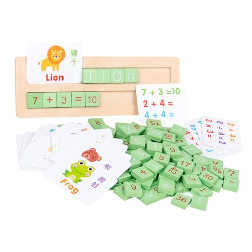 Supvox 1 Satz Buchstaben Wort Rechtschreibung Frühe Bildungsversorgung Lernspielzeug Zahlen Alphabet Zahlen Alphabet Lernspielzeug Intelligenz Brettspiel Frühes Lernspielzeug Holzgrün von Supvox