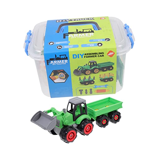 Supvox 1 Satz DIY -montierter Spielzeugauto Farmer Truck Toy Kinderspielzeug Cartoon-Auto- Cartoon - Kuhtransportfahrzeug Auto Bildungsspielzeug Plastik Grün Supvox 1 Satz DIY -montierter Spielzeugauto Farmer Truck Toy Kinderspielzeug Cartoon-Auto- Cartoon - Kuhtransportfahrzeug Auto Bildungsspielzeug Plastik Grün von Supvox