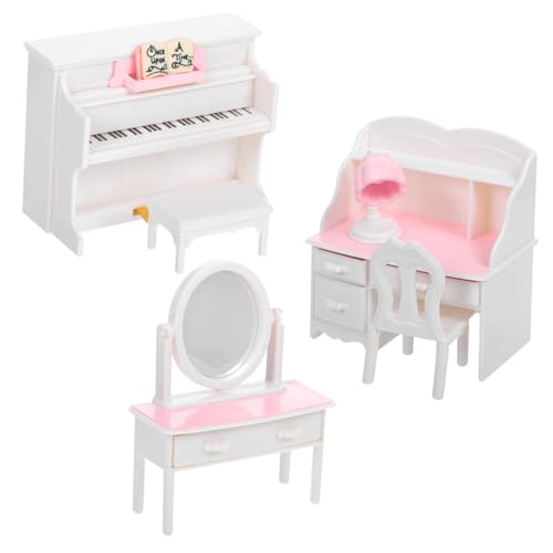 Supvox 1 Satz Dekorativer Möbelset Realistisches Klavier Schreibtisch Modell für Puppenhaus Deko für DIY Miniaturen Fotorequisiten für Schlafzimmer und Kreative Szenen Supvox 1 Satz Dekorativer Möbelset Realistisches Klavier Schreibtisch Modell für Puppenhaus Deko für DIY Miniaturen Fotorequisiten für Schlafzimmer und Kreative Szenen von Supvox