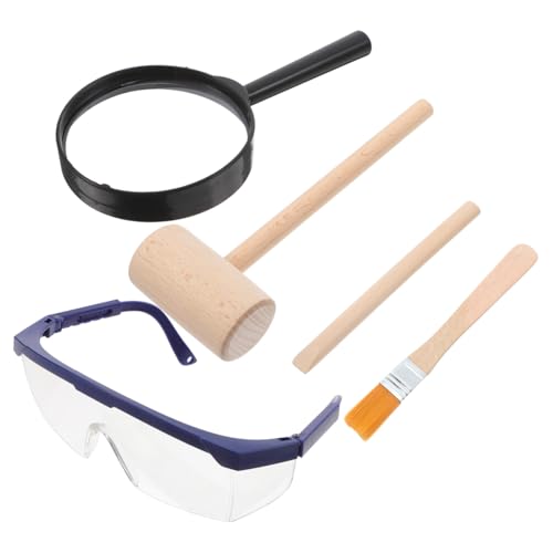 Supvox 1 Satz Dinosaurier Ausgrabungsset für Mini Hammer Meißel Pinsel und Schutzbrille für Kreatives und Fossilien Entdeckung für und Outdoor Aktivitäten Supvox 1 Satz Dinosaurier Ausgrabungsset für Mini Hammer Meißel Pinsel und Schutzbrille für Kreatives und Fossilien Entdeckung für und Outdoor Aktivitäten von Supvox