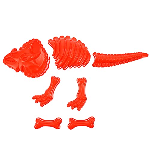 Supvox 1 Satz Dinosaurier-skelettform Formen Für Werkzeuge Für Sandformen Plastilinformen Selber Machen Dinosaurier-Form-spielset Dinosaurier-sandformen Rot Plastik von Supvox