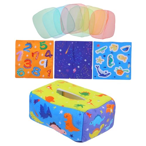Supvox Sensorisches Spielzeug für Kleinkinder Simulierte Taschentuchbox Fördert Hand Koordination Sicheres Material Lustiges Lernspielzeug für Babys von Supvox