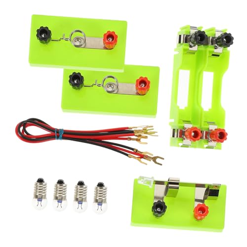Supvox 1 Satz Experimente mit Strom Physik Experimentierkasten mit Batteriebasis für Zuhause Fördert Verständnis Grundlegender Elektrizitätskenntnisse ohne Batterien Supvox 1 Satz Experimente mit Strom Physik Experimentierkasten mit Batteriebasis für Zuhause Fördert Verständnis Grundlegender Elektrizitätskenntnisse ohne Batterien von Supvox