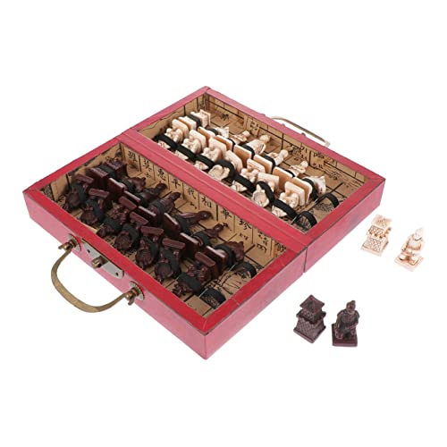 Supvox 1 Satz Faltbares Schachspielset aus Kreatives Schachspiel für Erwachsene Tragbar und Praktisch für Schachliebhaber und Spieleabende Supvox 1 Satz Faltbares Schachspielset aus Kreatives Schachspiel für Erwachsene Tragbar und Praktisch für Schachliebhaber und Spieleabende von Supvox