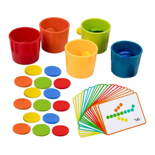 Supvox 1 Satz Farbsortierbecher Farbsortierspielzeug lustiges Kleinkindspielzeug Farben kognitives Bildungsspielzeug Intelligenzspielzeug Holz Supvox 1 Satz Farbsortierbecher Farbsortierspielzeug lustiges Kleinkindspielzeug Farben kognitives Bildungsspielzeug Intelligenzspielzeug Holz von Supvox