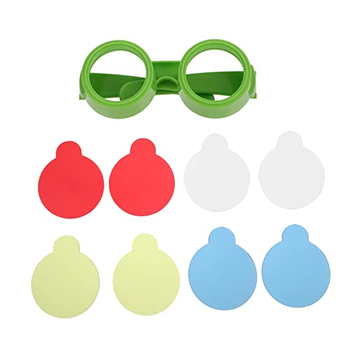 Supvox 1 Satz Farbton Brille für Farbmischbrille Kinderbrille für Farbmischung gläser DREI-Grundfarben-Brille Werkzeuge für wissenschaftliche Experimente Plastik von Supvox
