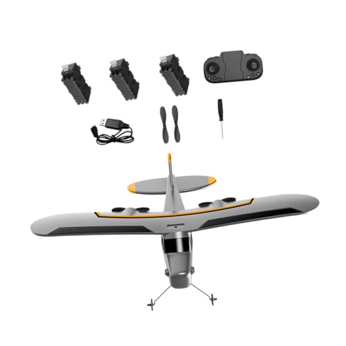 Supvox 1 Satz Ferngesteuertes Flugzeug mit LED Lichtern Kanal Fixed Wing Aircraft Akkus für Anfänger und Fortgeschrittene für Outdoor Modellflugzeug für Hobbyisten Supvox 1 Satz Ferngesteuertes Flugzeug mit LED Lichtern Kanal Fixed Wing Aircraft Akkus für Anfänger und Fortgeschrittene für Outdoor Modellflugzeug für Hobbyisten von Supvox
