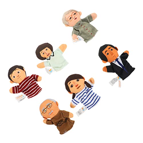 Supvox 1 Satz Fingerpuppe spielzeuge Requisiten lehren Fingerspielzeug zum Geschichtenerzählen Familienpuppen Stoff Supvox 1 Satz Fingerpuppe spielzeuge Requisiten lehren Fingerspielzeug zum Geschichtenerzählen Familienpuppen Stoff von Supvox