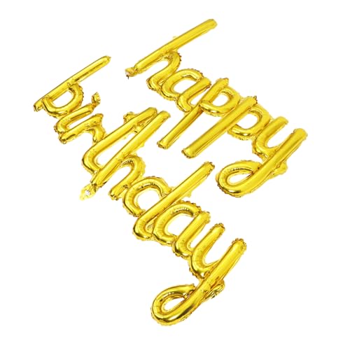 Supvox 1 Satz Folienballons Metallisch Alles zum Geburtstag Luftballons Folie für geburtstagsgeschenk geburtstagsdekoration Geburtstags-Layout-Ballon zur Dekoration Ballon sortiert Supvox 1 Satz Folienballons Metallisch Alles zum Geburtstag Luftballons Folie für geburtstagsgeschenk geburtstagsdekoration Geburtstags-Layout-Ballon zur Dekoration Ballon sortiert von Supvox