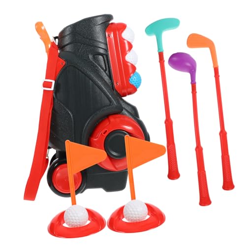 Supvox 1 Satz Golfspielzeug Im Freien Golfclubs Kind Putten Sport Golfbälle -golfschläger Golf Clubs Golfruten Golfschläger Aus Kunststoff Black Abs von Supvox