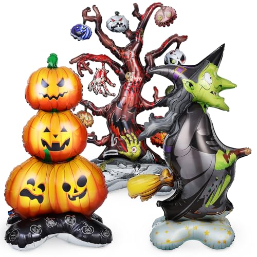 Supvox 1 Satz Halloween-Dekorationsrequisiten Fest groß Die umwerben für aufblasbare Halloween-Dekoration Halloween-Geburtstagsballons Halloween-Ballon Aluminiumfolie von Supvox
