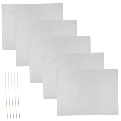 Supvox 1 Satz Handgemachtes DIY Drachen Kit Blanko Drachenstoffe und Drachenstäbe für Kreative Familienaktivitäten und im Freien Tragbar und Einfach zu Gestalten von Supvox