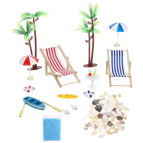 Supvox 1 Satz Harzornament Feengarten-Dekoration Regenschirm Strand Mini Bausätze Dekorationen Ornamente zum Basteln nautisch Mikrolandschaftsornament Hölzern Supvox 1 Satz Harzornament Feengarten-Dekoration Regenschirm Strand Mini Bausätze Dekorationen Ornamente zum Basteln nautisch Mikrolandschaftsornament Hölzern von Supvox