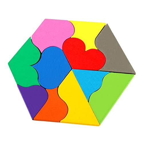 Supvox 1 Satz Herzförmiges Puzzle kinderspielzeug Rätsel Holzpuzzles Bambus Bunt Supvox 1 Satz Herzförmiges Puzzle kinderspielzeug Rätsel Holzpuzzles Bambus Bunt von Supvox