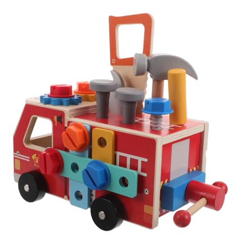 Supvox 1 Satz Holz Werkzeugfahrzeug Set Montessori für Feinmotorik Interaktive Lernspielzeuge für Jungen für Rollenspiele und Familienaktivitäten Supvox 1 Satz Holz Werkzeugfahrzeug Set Montessori für Feinmotorik Interaktive Lernspielzeuge für Jungen für Rollenspiele und Familienaktivitäten von Supvox