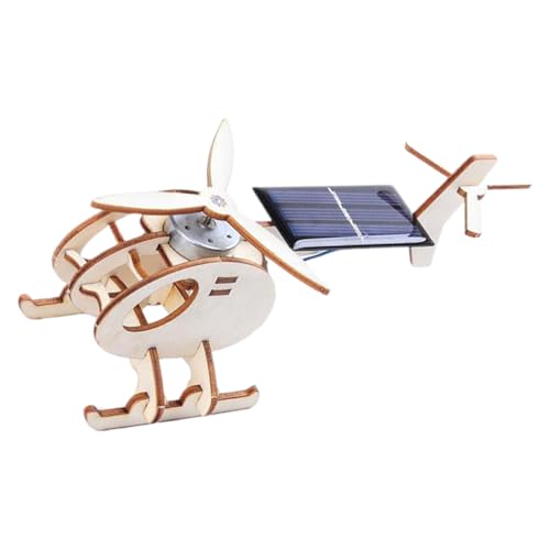 Supvox 1 Satz Holzflugzeuge Für Kinderspielzeug Sonnenkollektor Solar- Wissenschaftliches Flugzeugmodell Selber Bauen Holzflugzeug Zum Selbermachen Holz- von Supvox