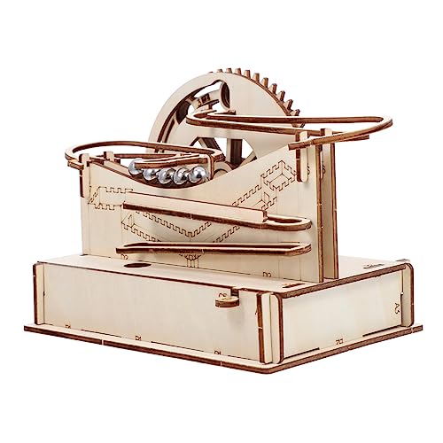 Supvox 1 Satz Holzpuzzle Kreatives Kugellabyrinth für Mechanisches Bausatz Kreativität für Bastelprojekte und Lernspiele von Supvox