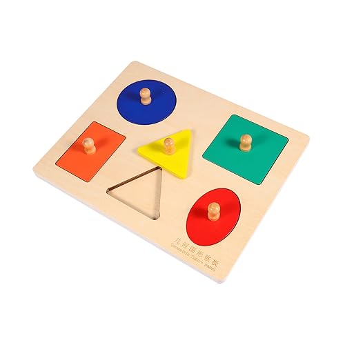 Supvox 1 Satz Holzpuzzle für Kleinkinder Geometrisches Formenspielzeug Lernspielzeug für Junge Mädchen Montessori Educational Puzzle mit Formen Fördert Feinmotorik und Hand Augen Supvox 1 Satz Holzpuzzle für Kleinkinder Geometrisches Formenspielzeug Lernspielzeug für Junge Mädchen Montessori Educational Puzzle mit Formen Fördert Feinmotorik und Hand Augen von Supvox